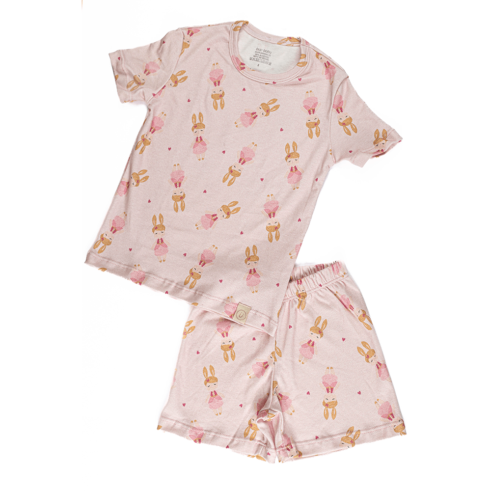 Pijama Manga Curta Infantil Princesa Butterfly Büp Baby - bupbaby